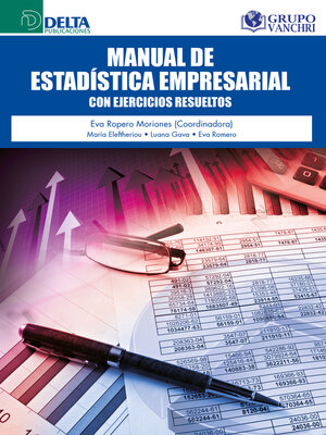 cover image of Manual de estadística empresarial con ejercicios resueltos